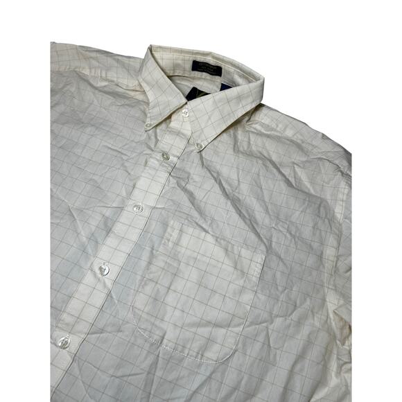 Vintage 80s/90s Van Heusen Cotton Poplin Shirt Made in Philippines Large 16–16.5 - Picture 2 of 4